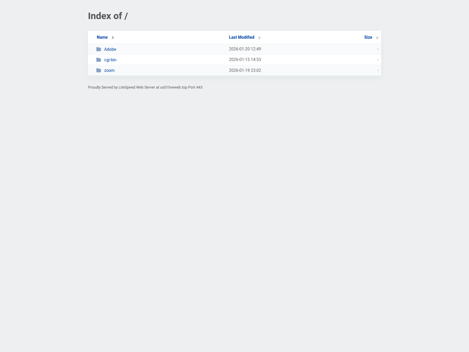 Screenshot of us01liveweb.top