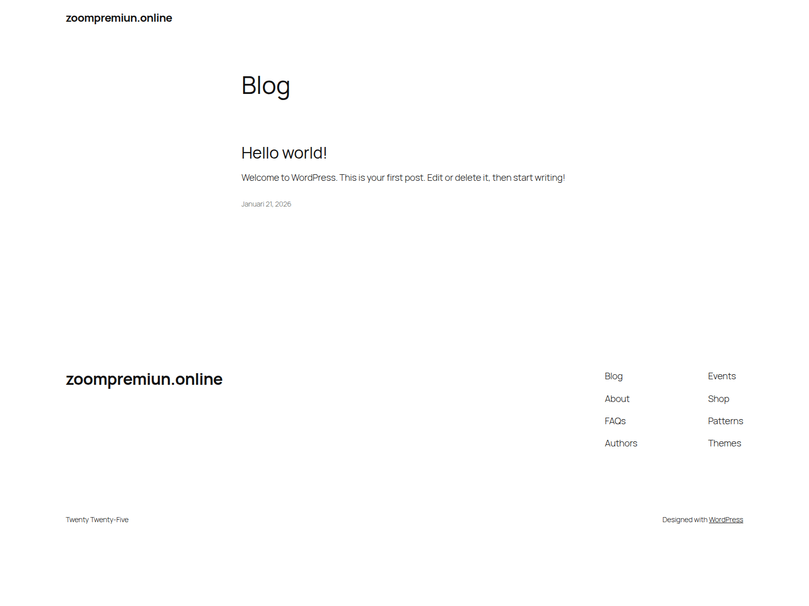 Screenshot of zoompremiun.online