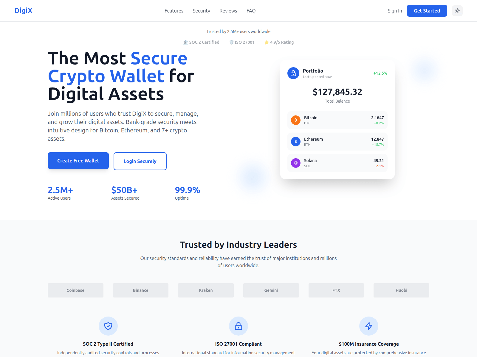 Screenshot of digixwallet.us