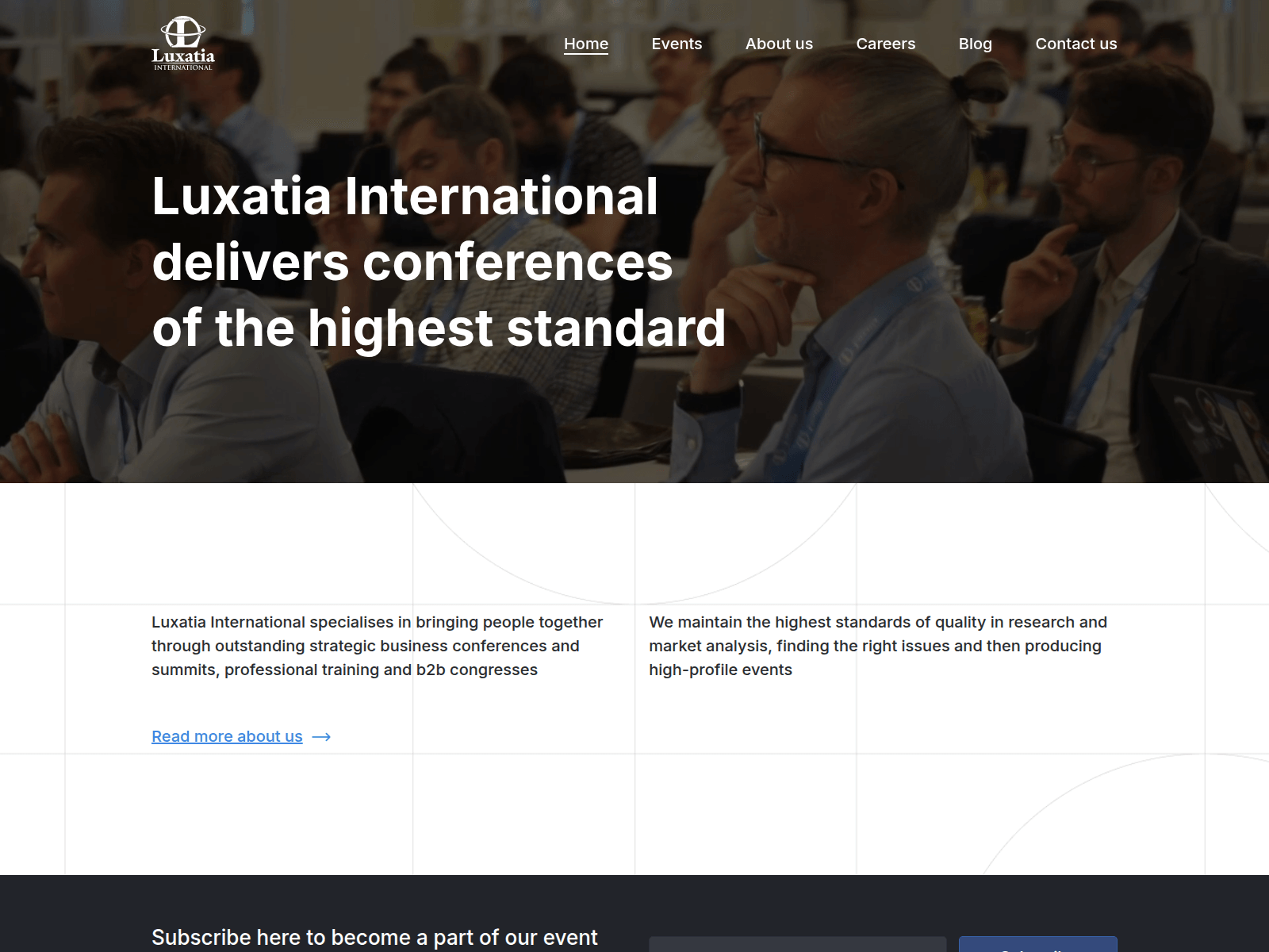 Screenshot of luxatia-international.com