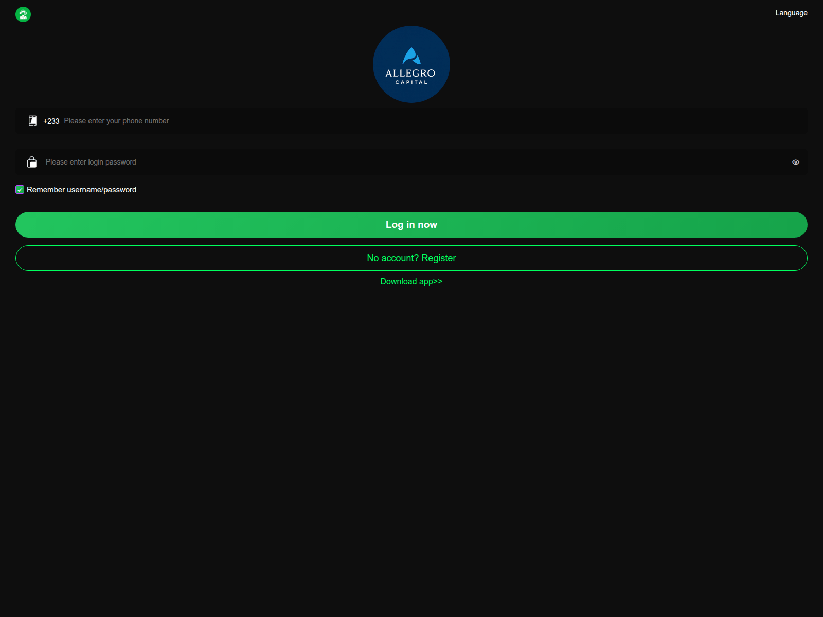 Screenshot of allegrotask.shop