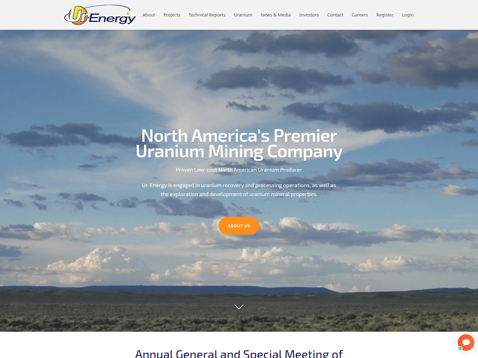 Screenshot of ur-energies.com