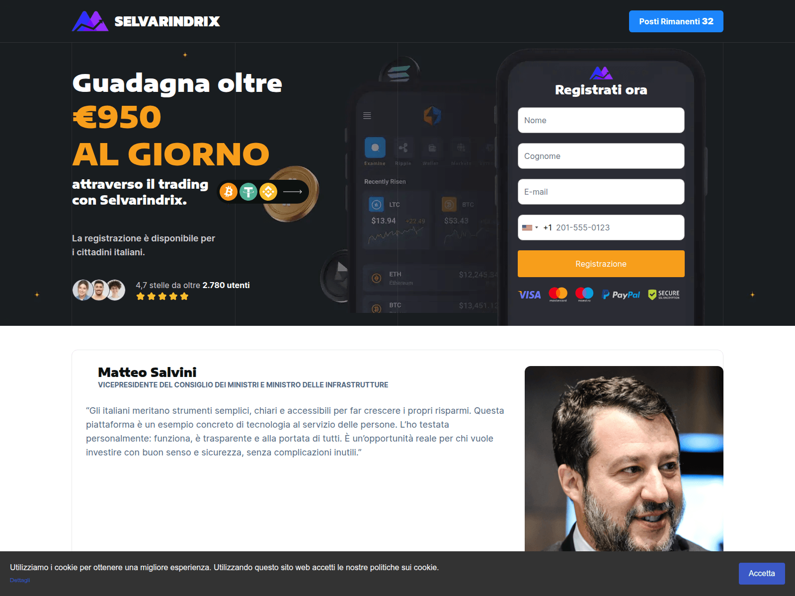 Screenshot of selvarindrix.org