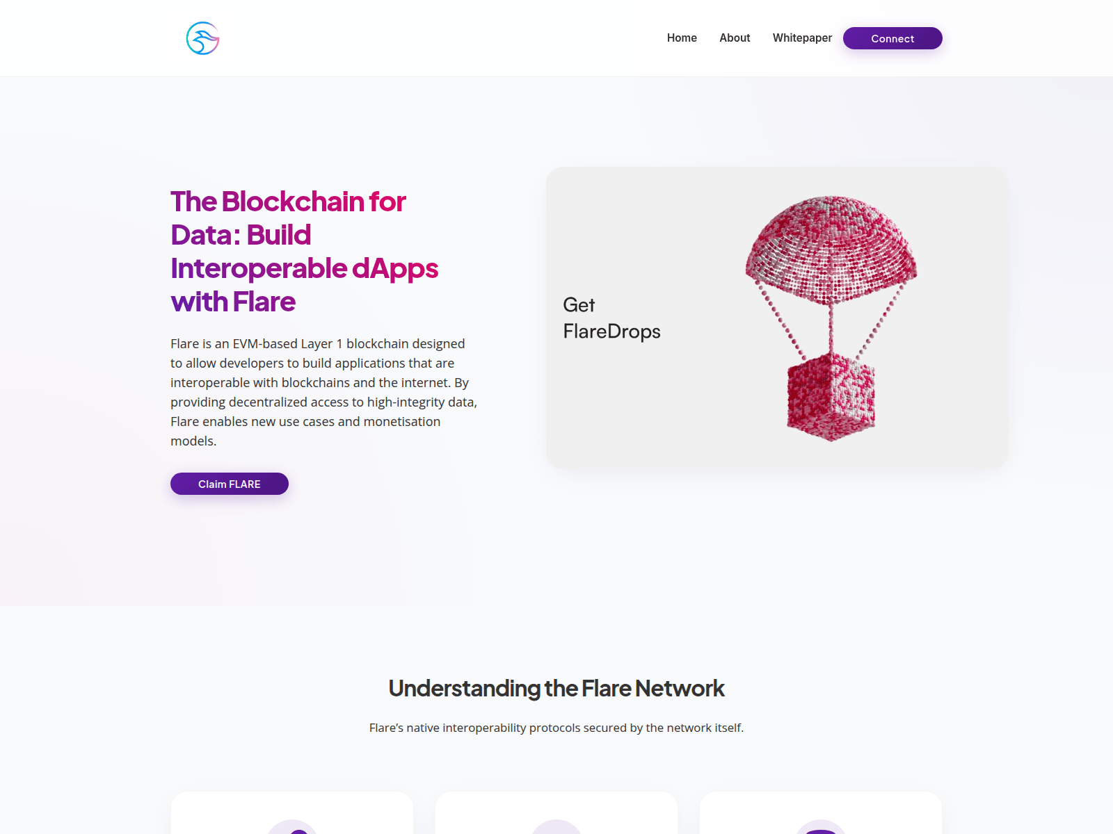 Screenshot of flareclaims-drop.com