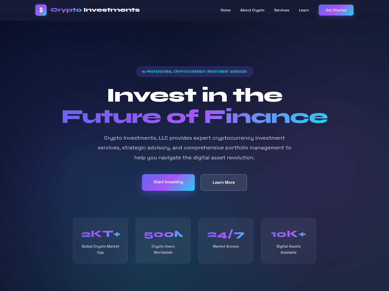 Screenshot of crypto-investments-llc.com