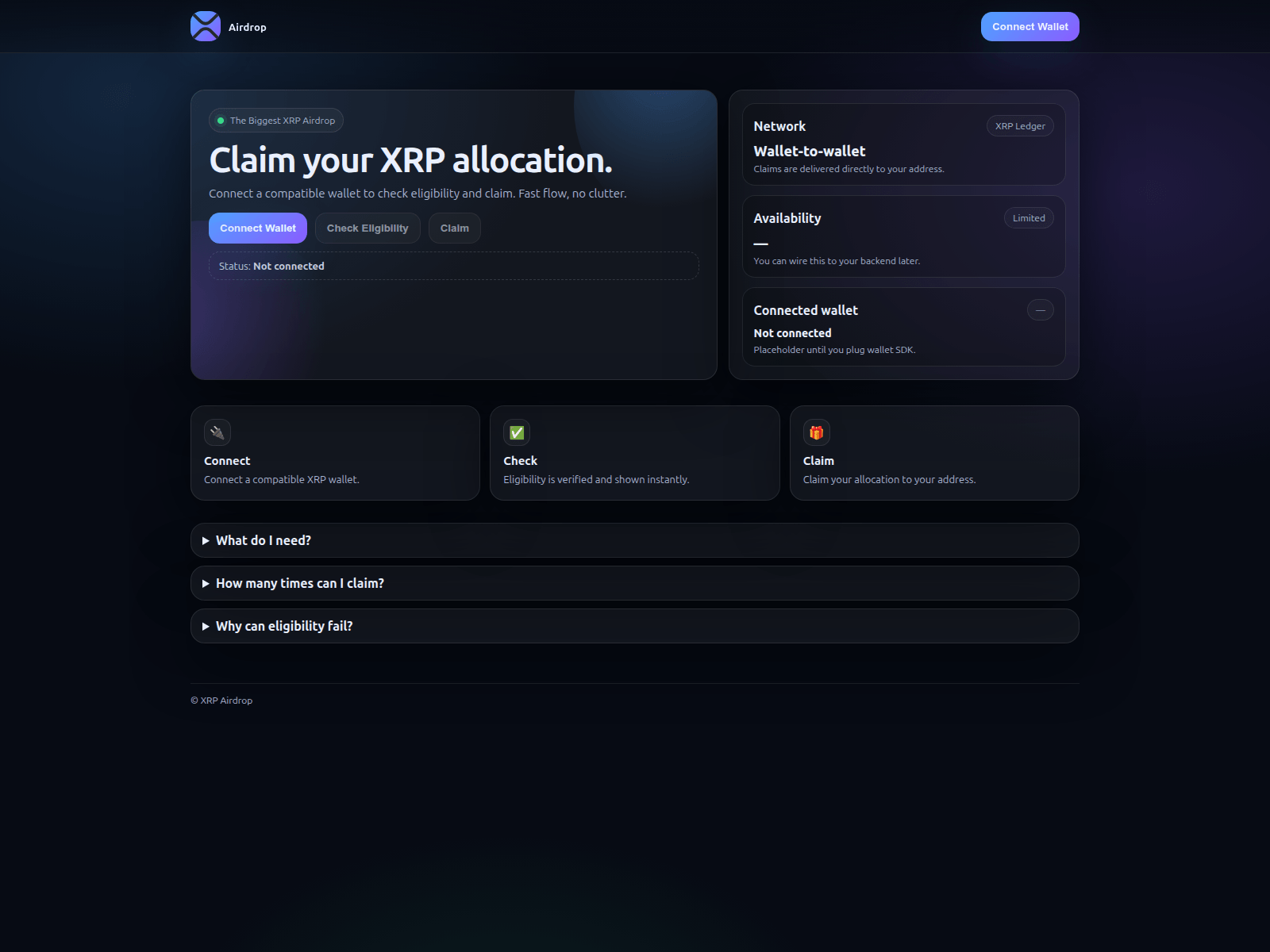 Screenshot of allocation-xrpl.org