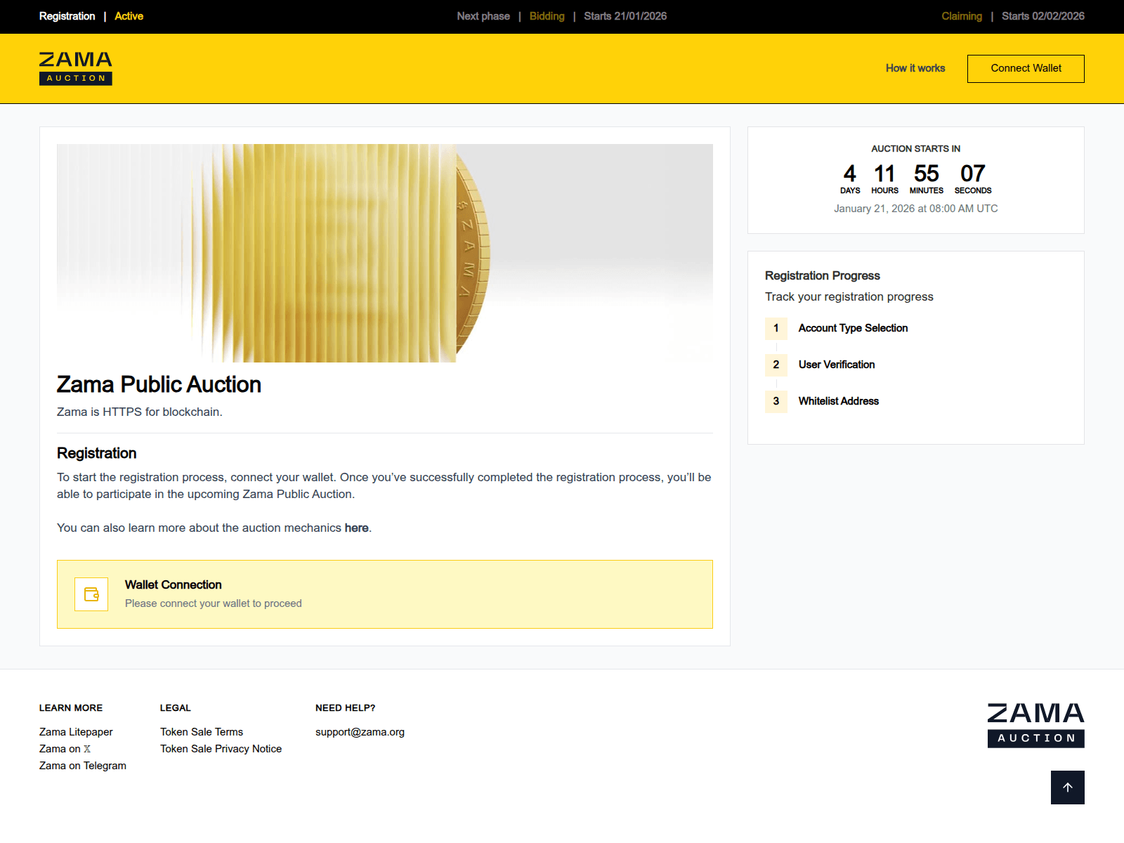 Screenshot of zama-auction.mom