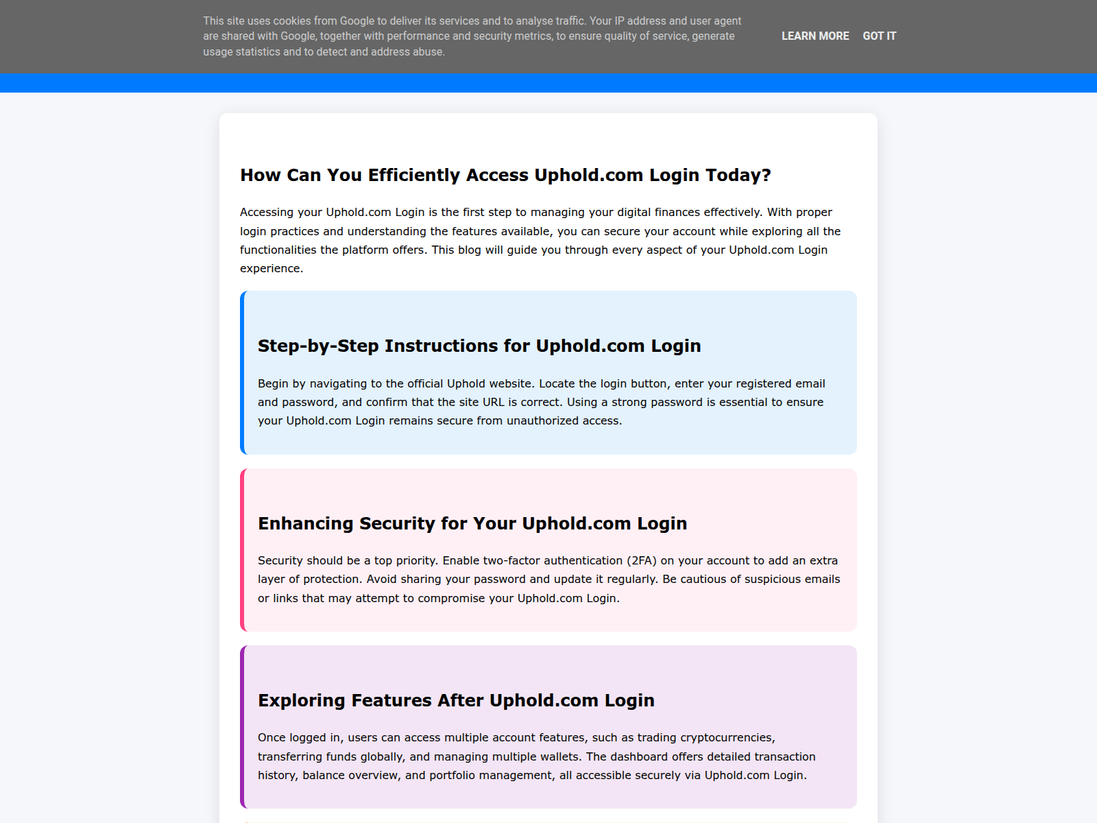Screenshot of uphold-comlogin.blogspot.it