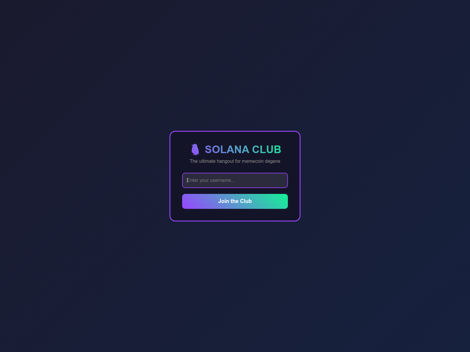 Screenshot of clubsolana.fun