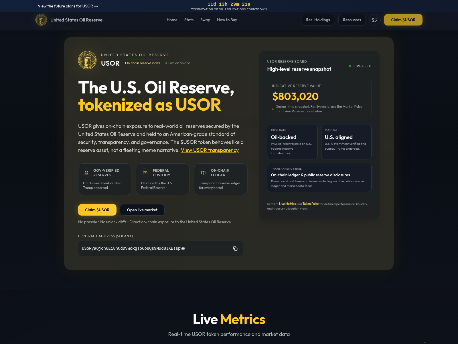 Screenshot of usor.lat