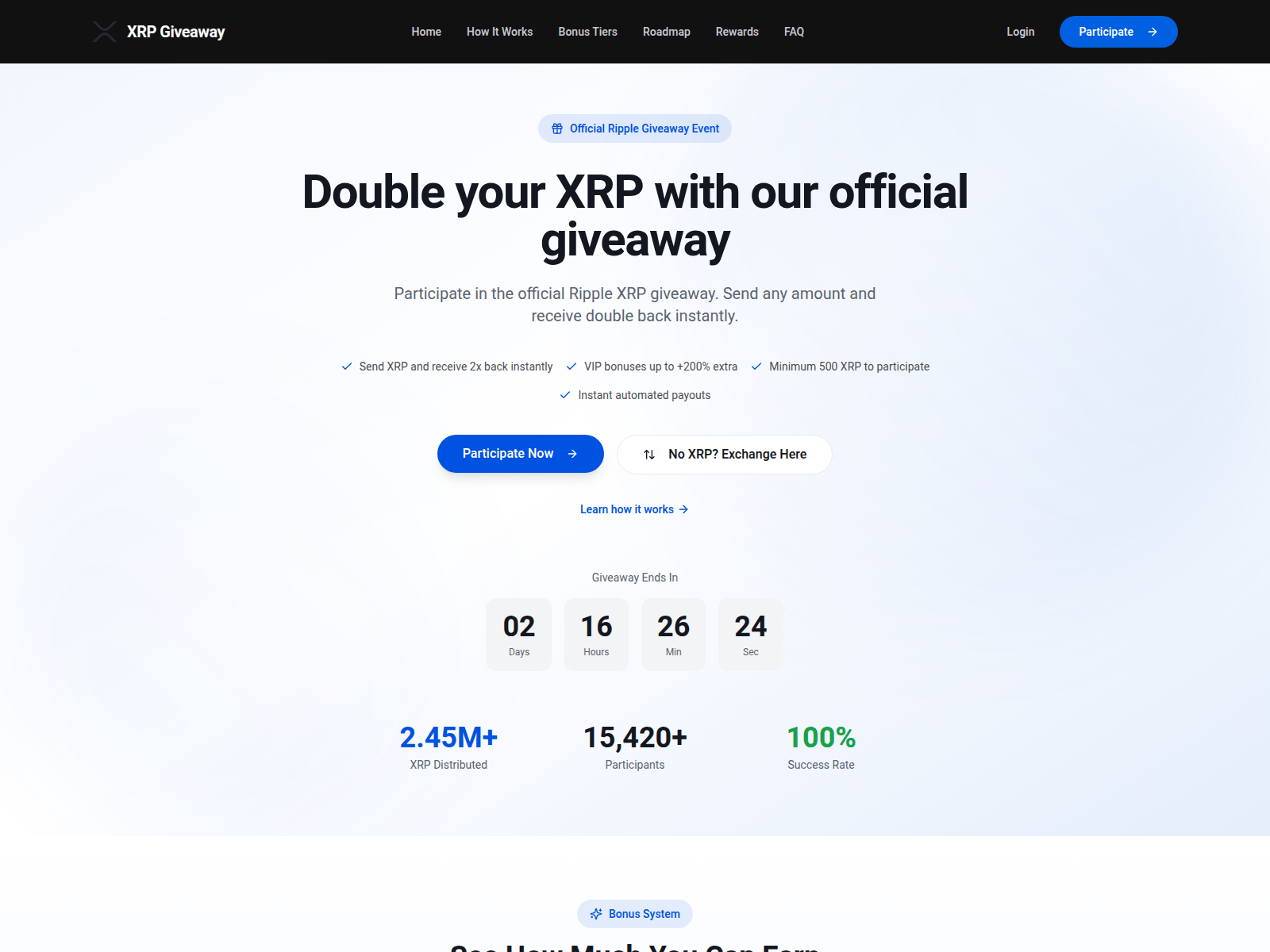 Screenshot of ripple-wallet.info