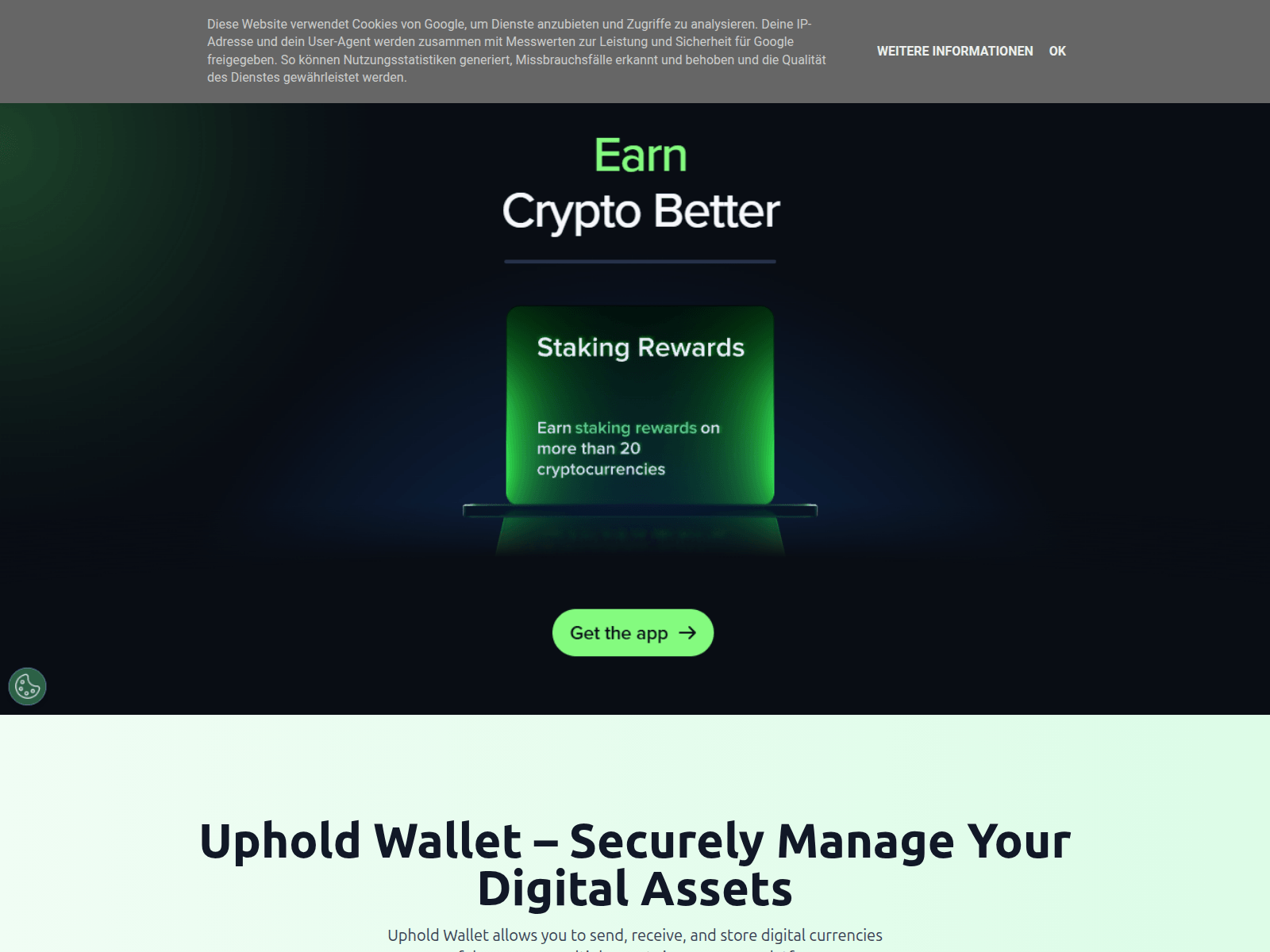 Screenshot of docs-uphold-wallet.blogspot.hk