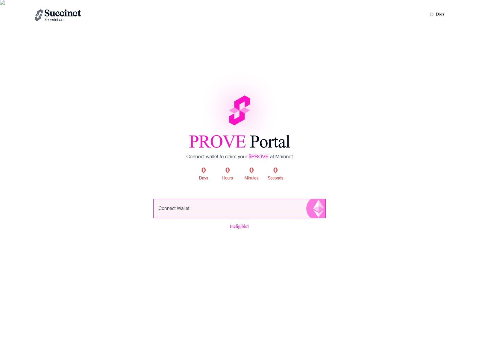 Screenshot of claim.suscsinct.foundation