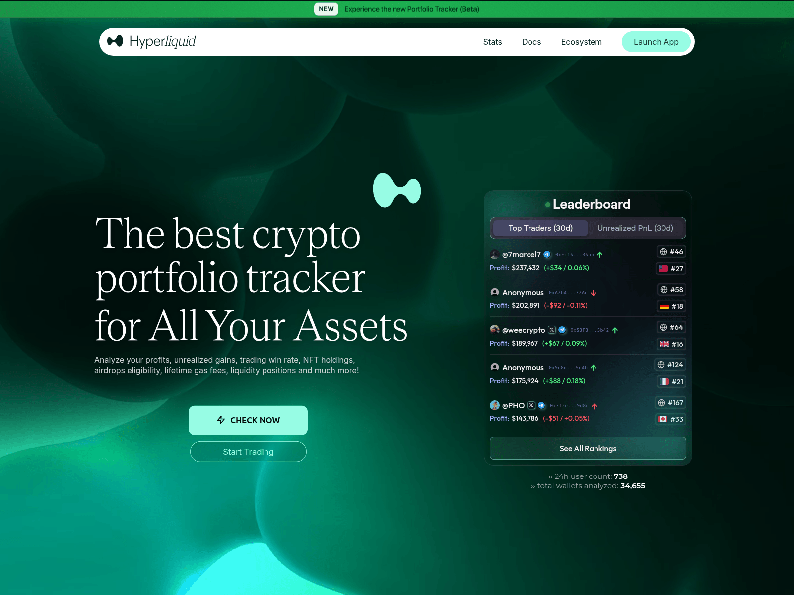 Screenshot of hyperliquidmetric.xyz