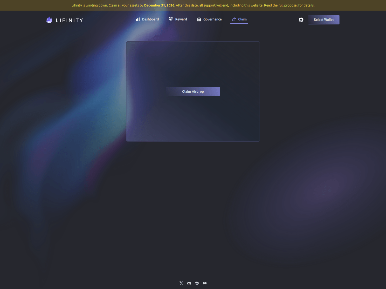 Screenshot of lifinityclaim.info
