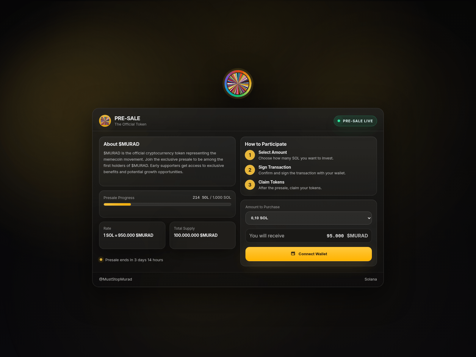 Screenshot of muststopmurad.com