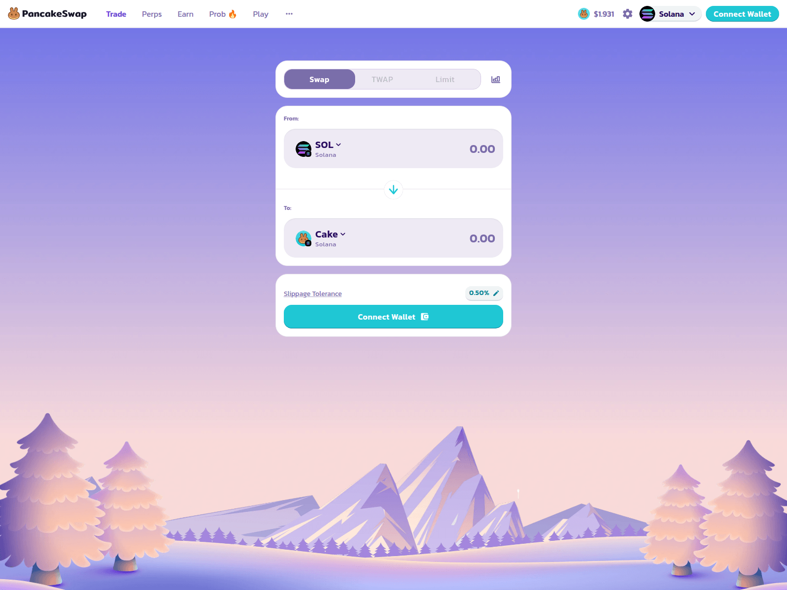 Screenshot of pancakeswap.in
