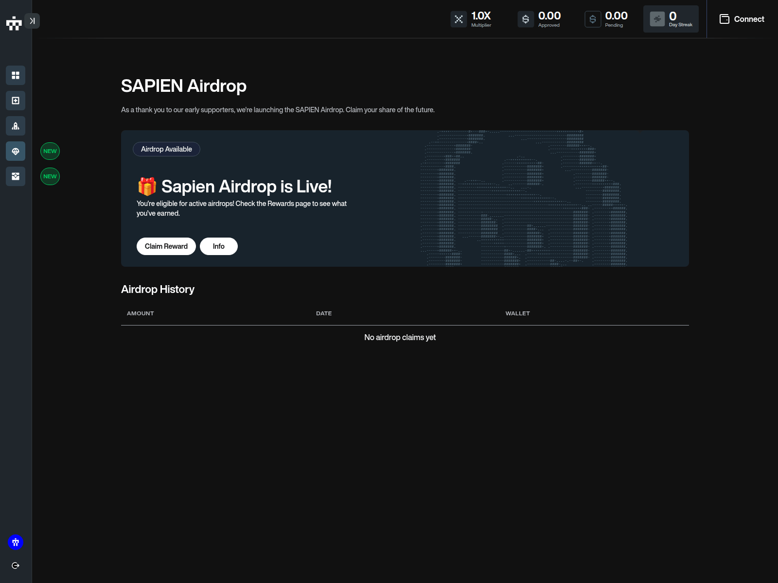 Screenshot of sapien-vote.com