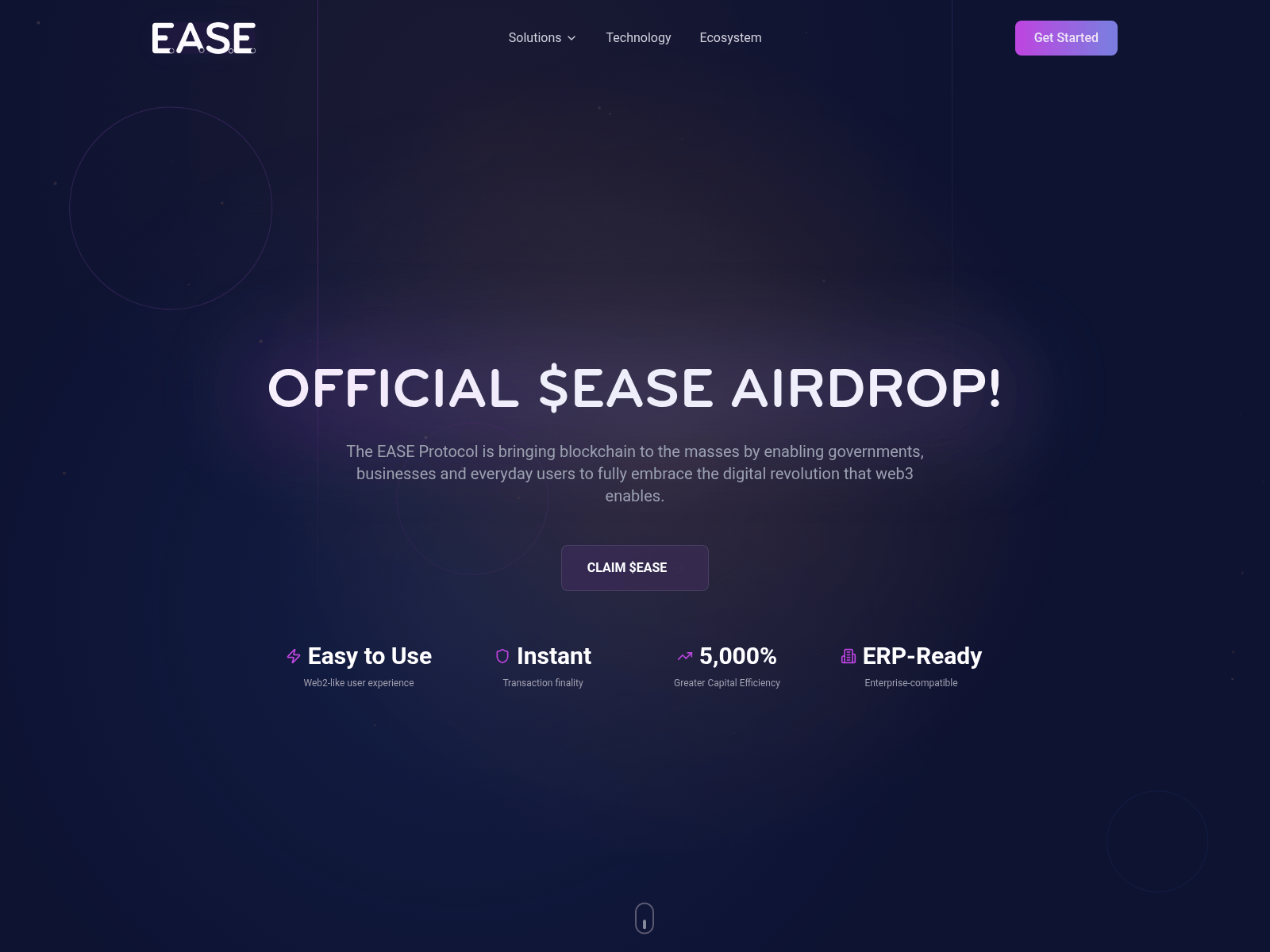Screenshot of www.ease-easeprotocol.com