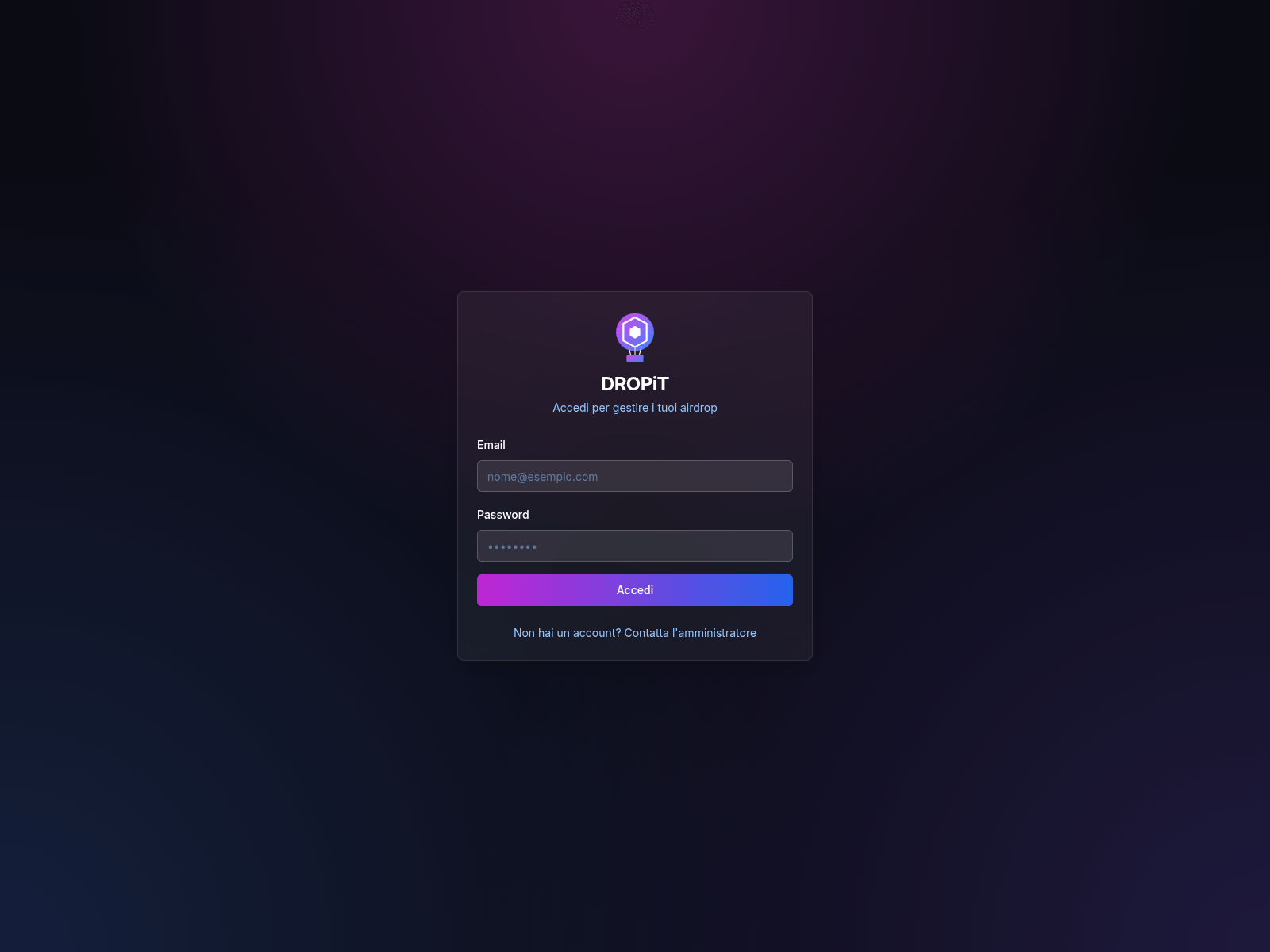 Screenshot of 0x.dropit.space