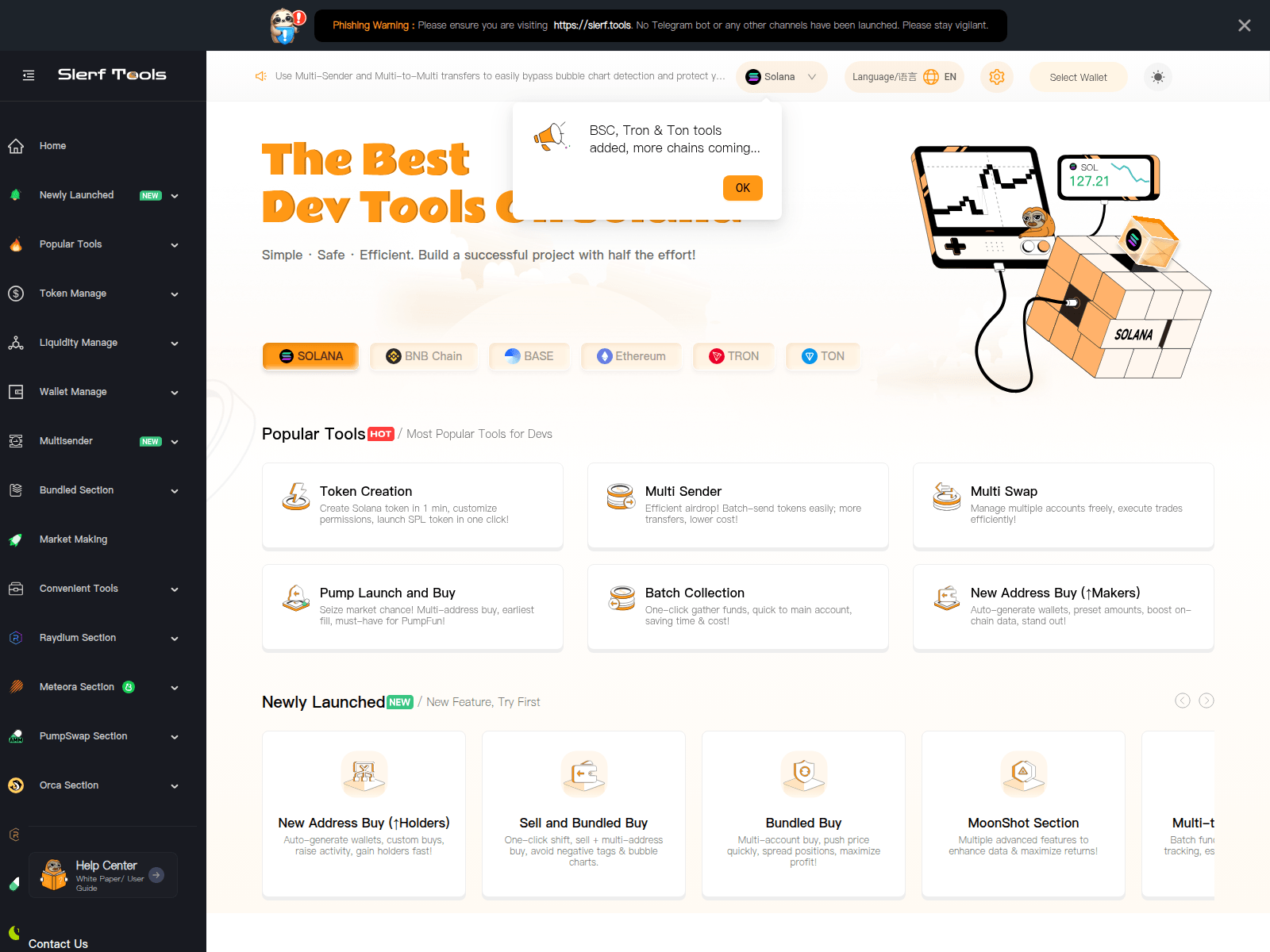 Screenshot of aaa.slerf.tools