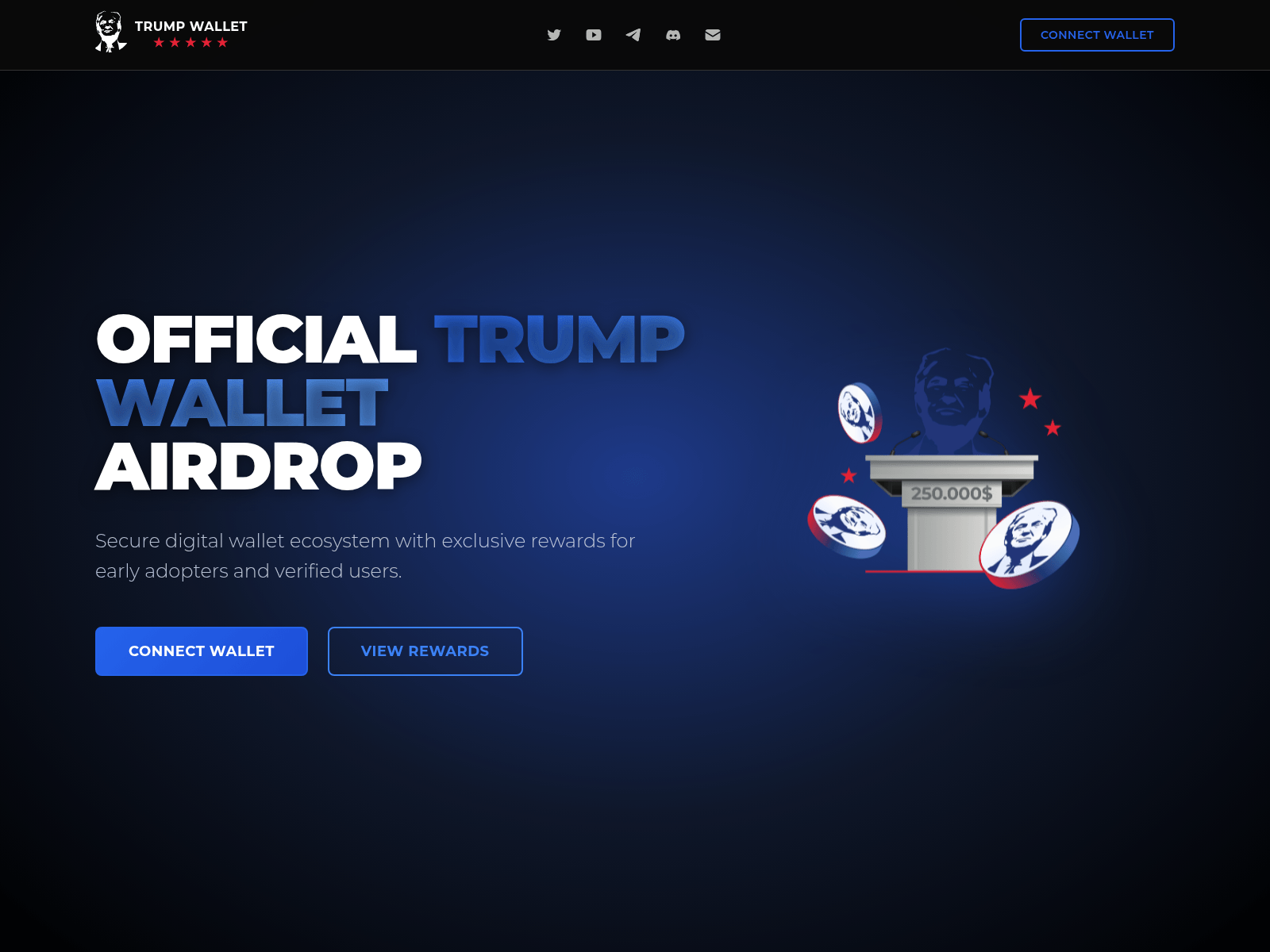 Screenshot of authwalls-trump.cfd