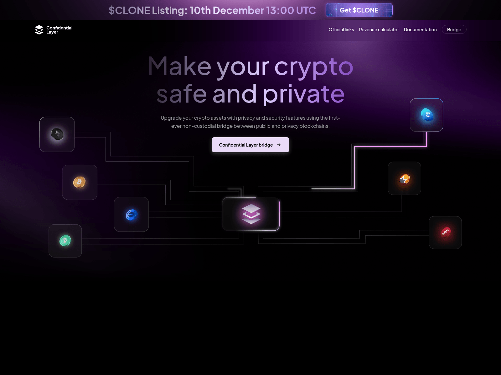 Screenshot of checker.confidentiallayer.com