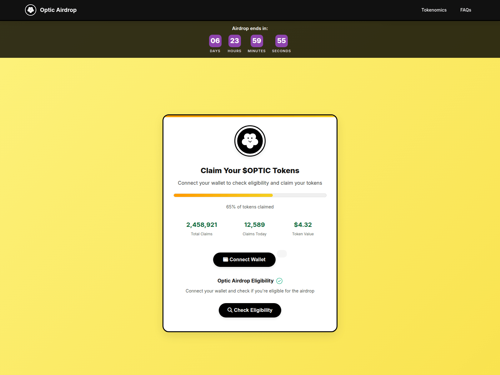 Screenshot of www.claimyourssol.pro