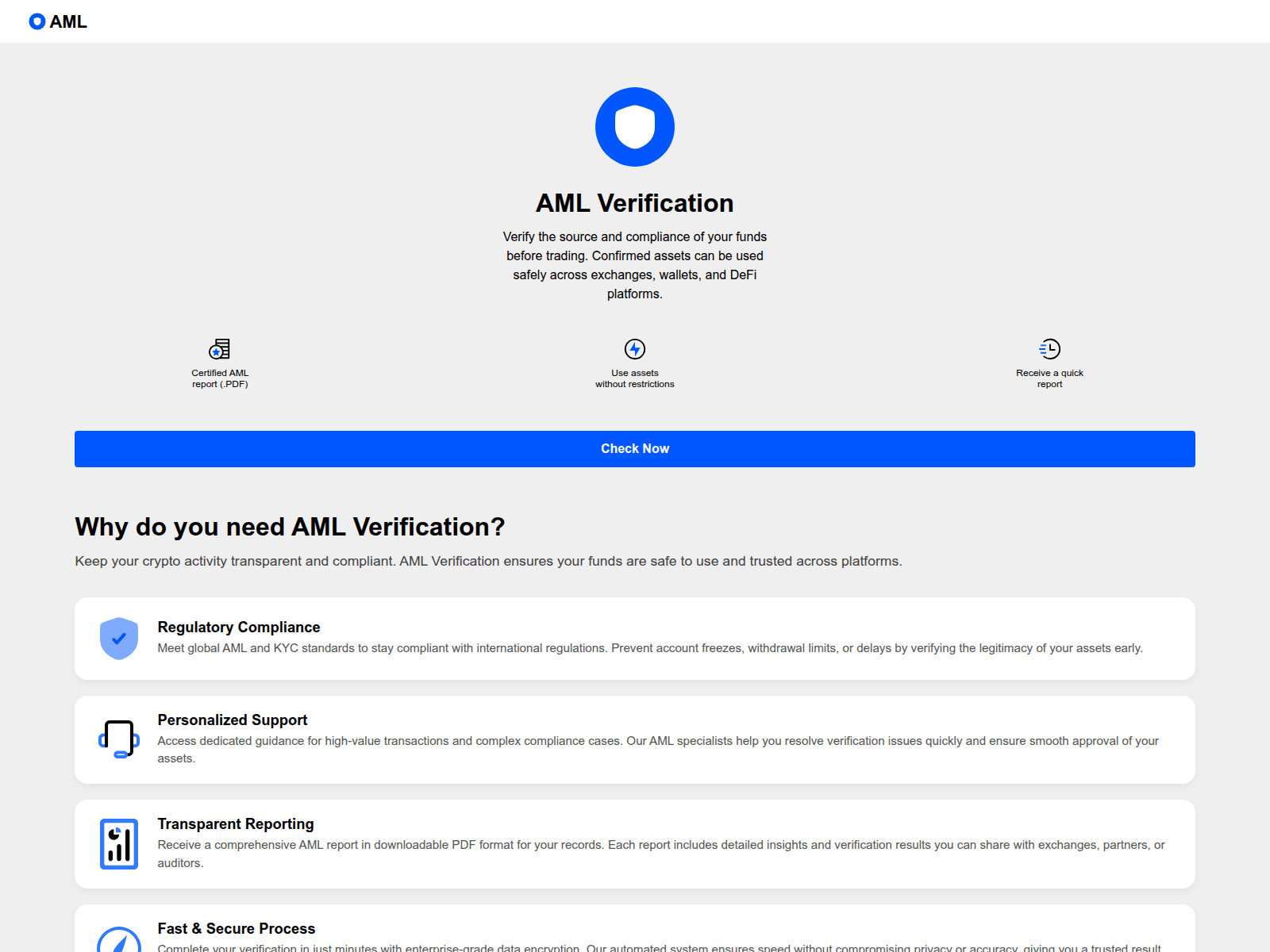 Screenshot of amltrackers.net