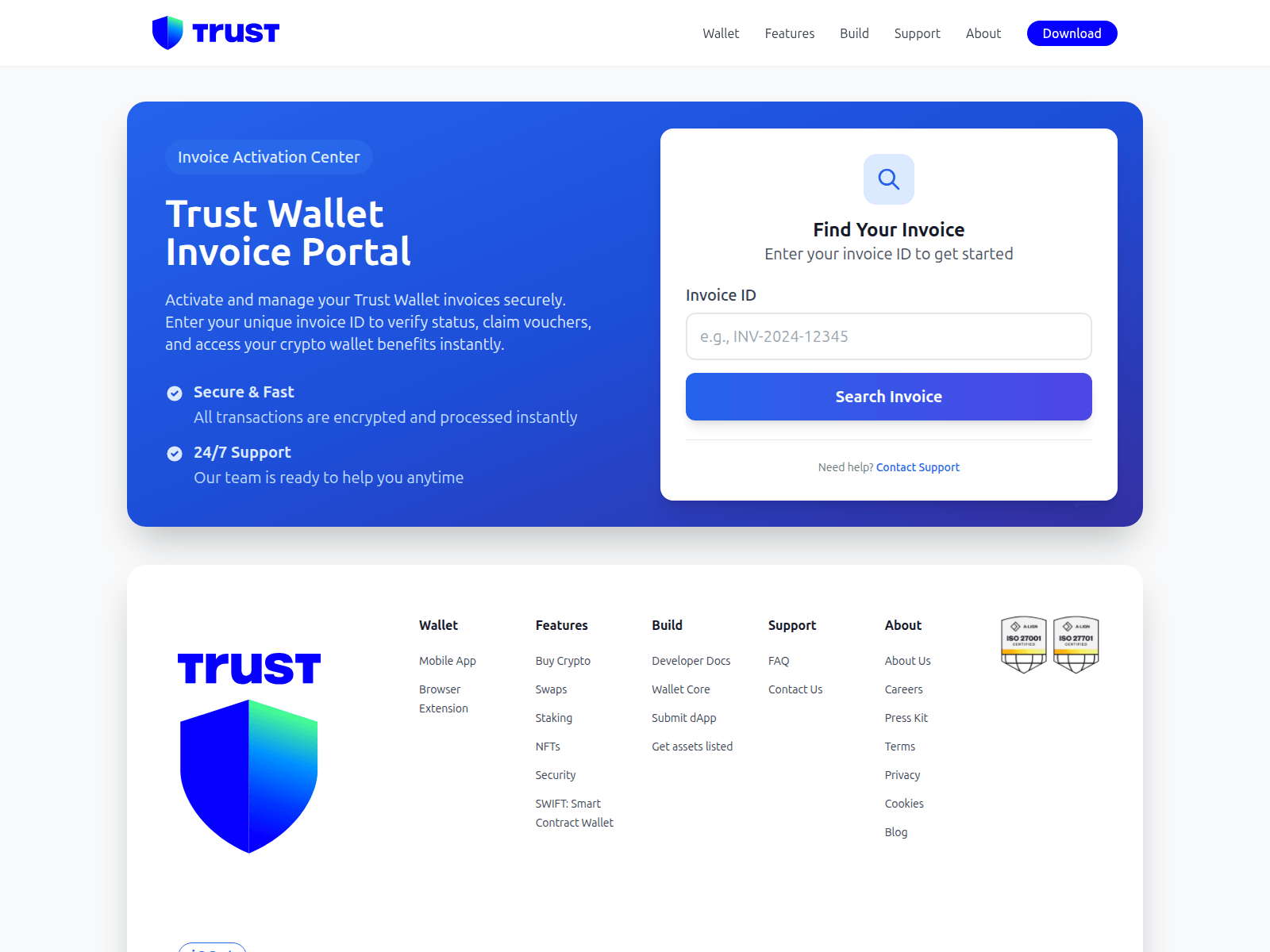 Screenshot of chain-billing.com