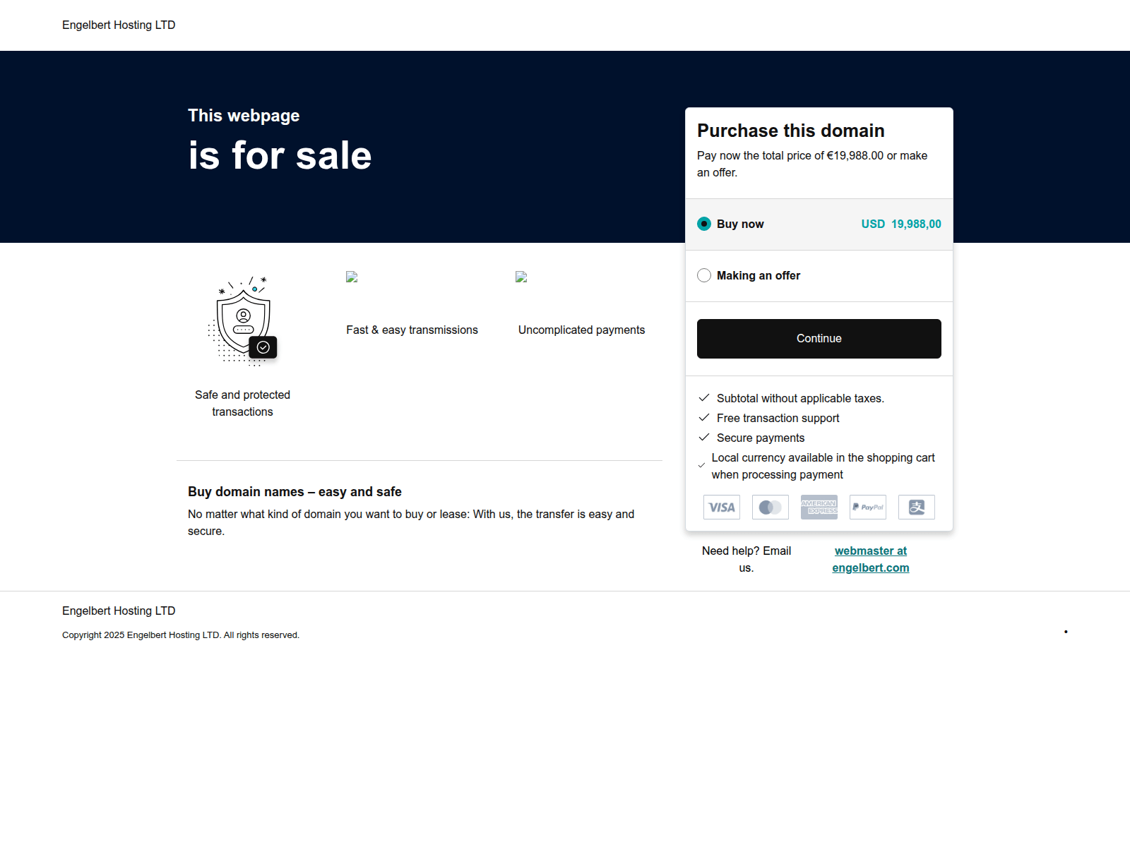 Screenshot of succinict.foundation