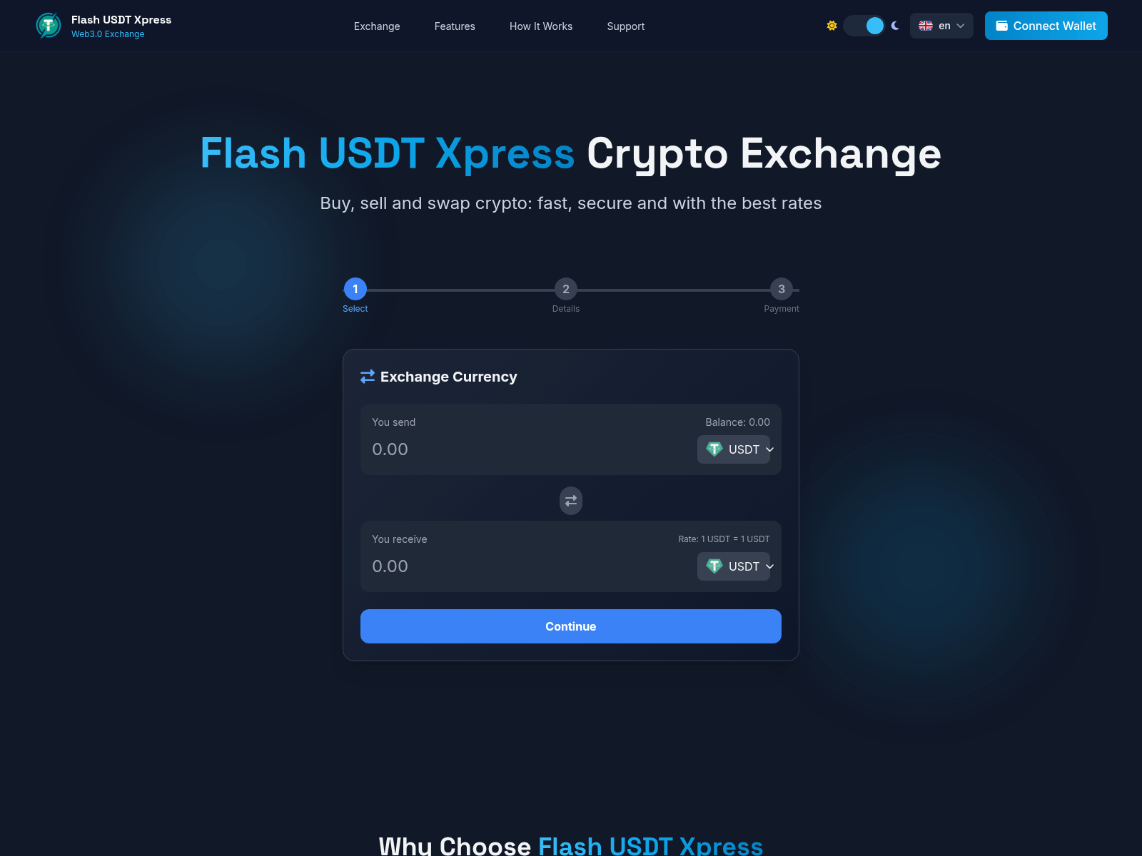 Screenshot of flashusdt.pro