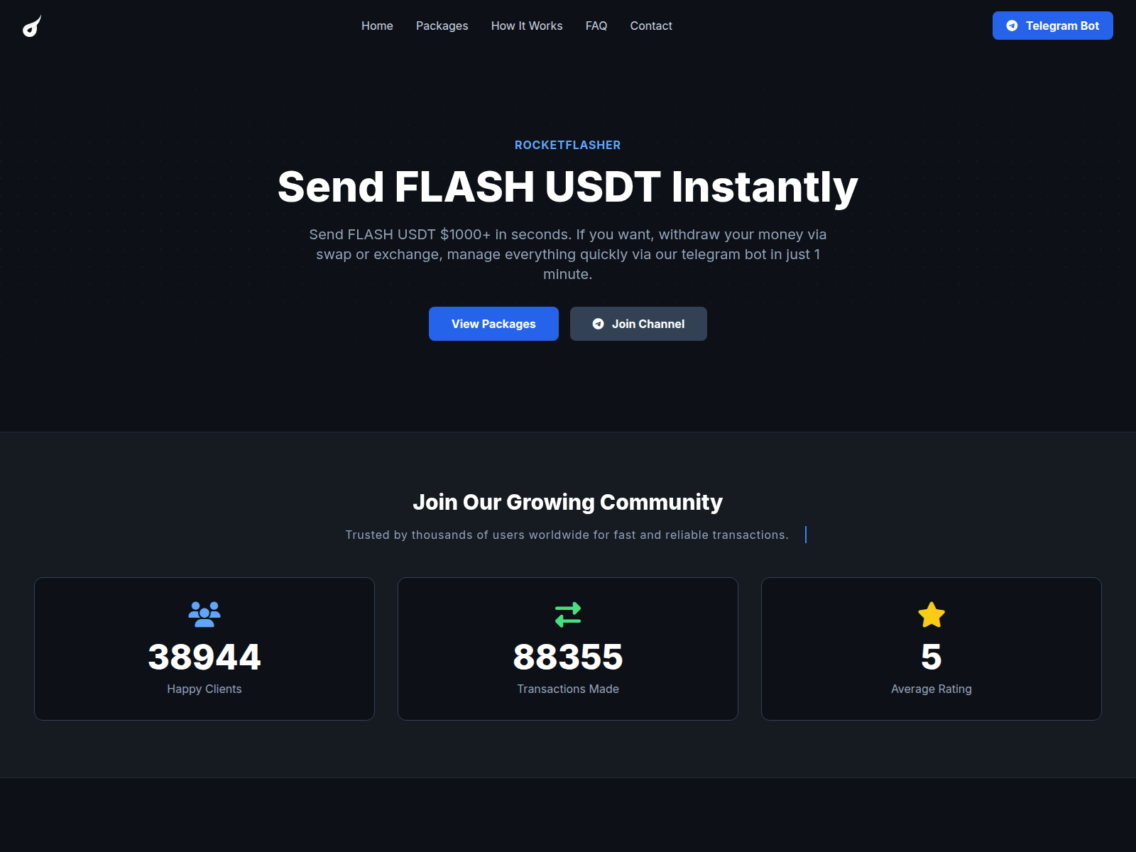 Screenshot of rocketflasher.net