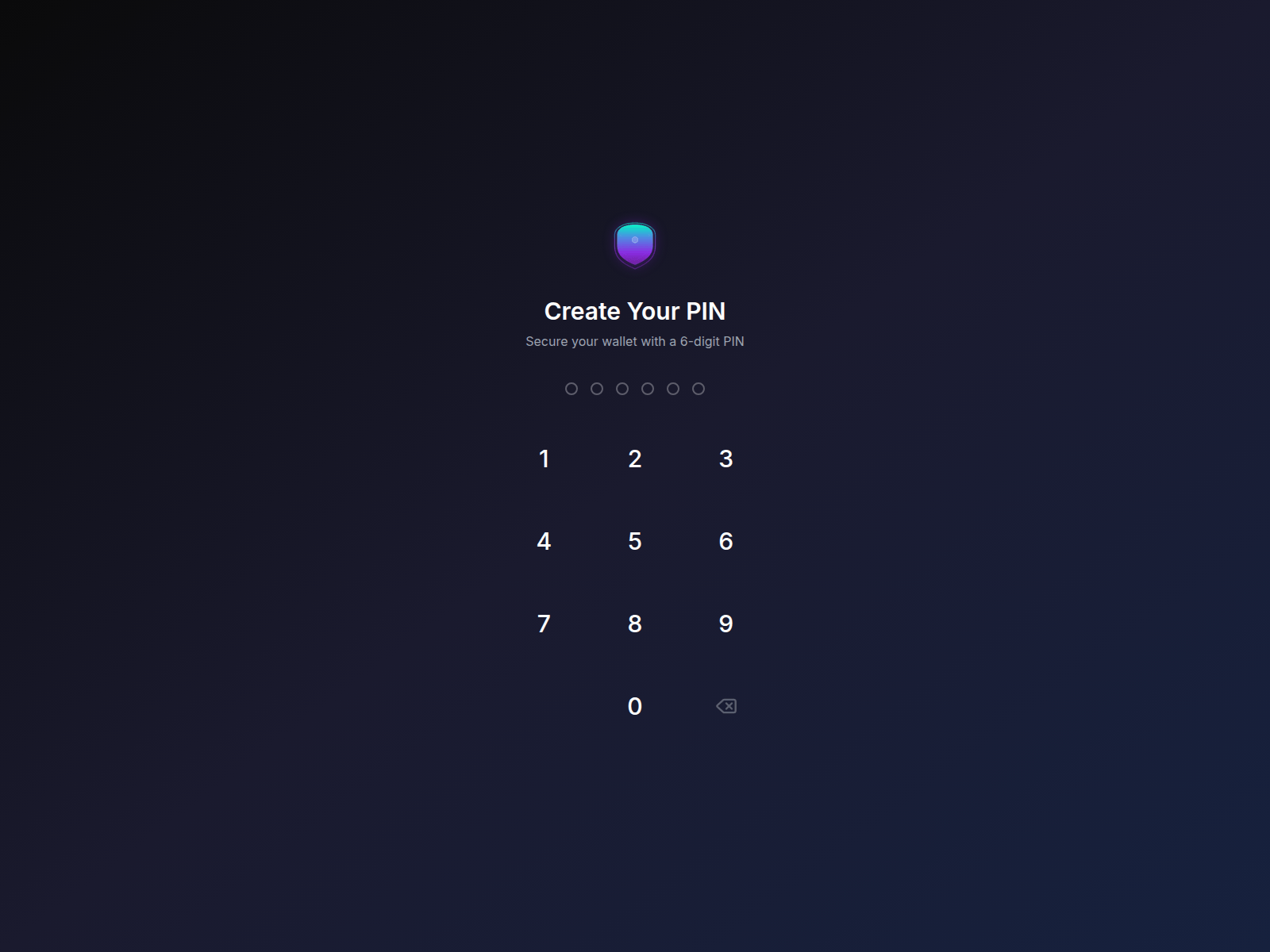 Screenshot of shadewallet.xyz