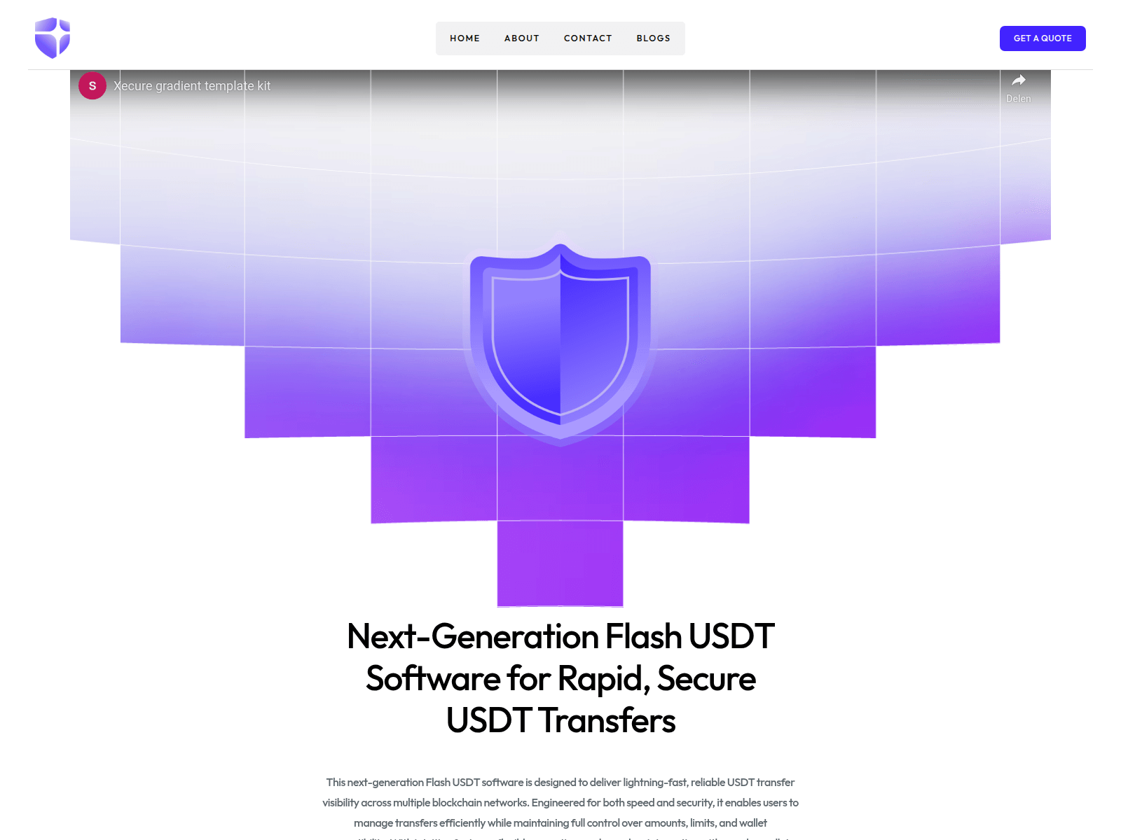 Screenshot of tetherflashsoftware.com
