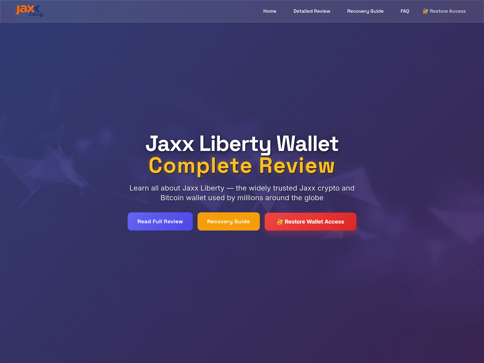 Screenshot of jaxxwallet.online