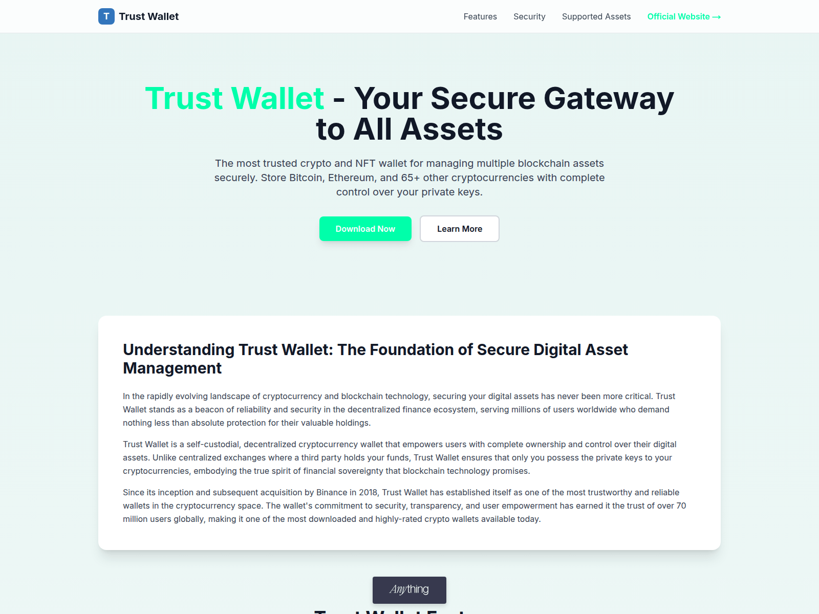 Screenshot of tru-stwallet-us-en.created.app