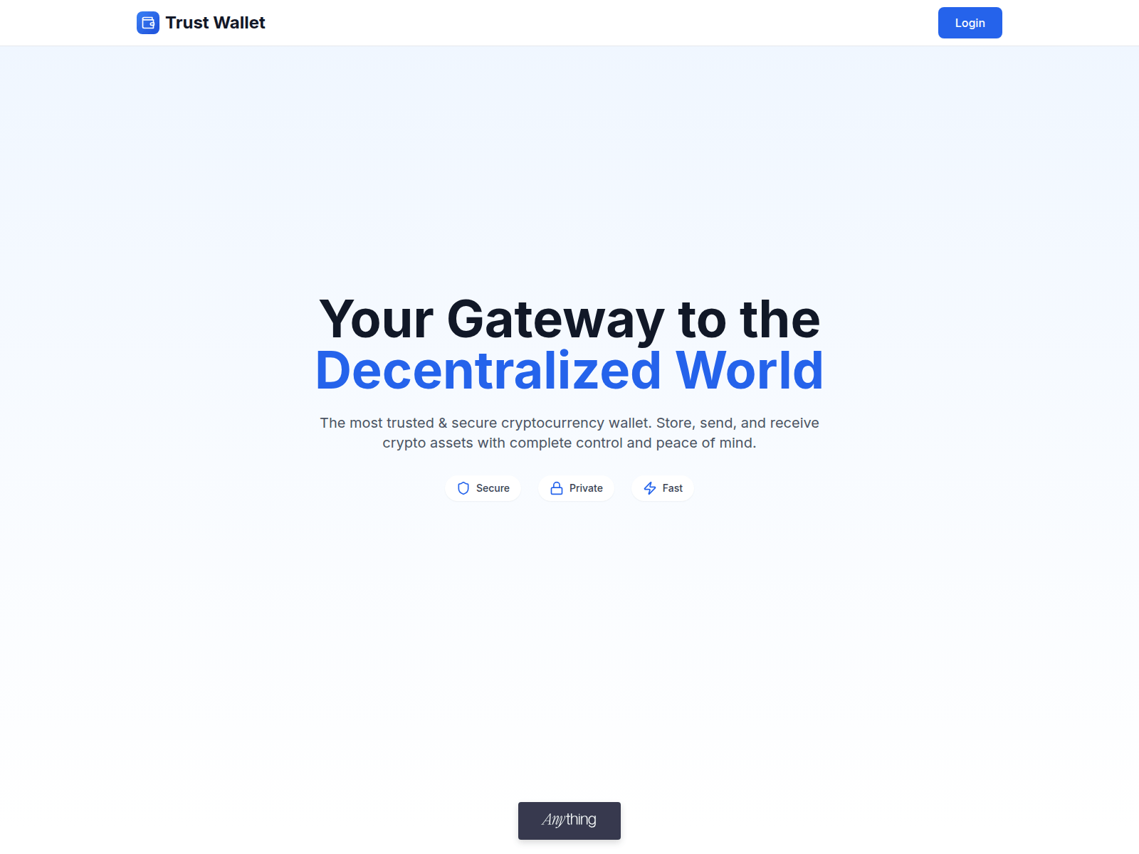 Screenshot of trust-ext.created.app
