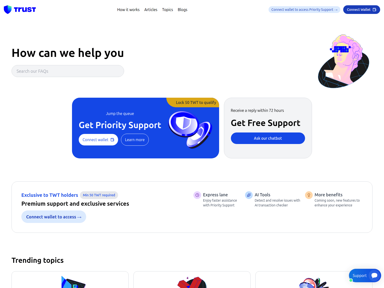 Screenshot of trustwallet.aid-desk.com