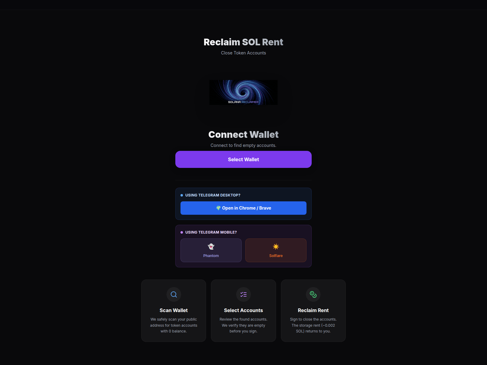 Screenshot of solana-vacuum.com