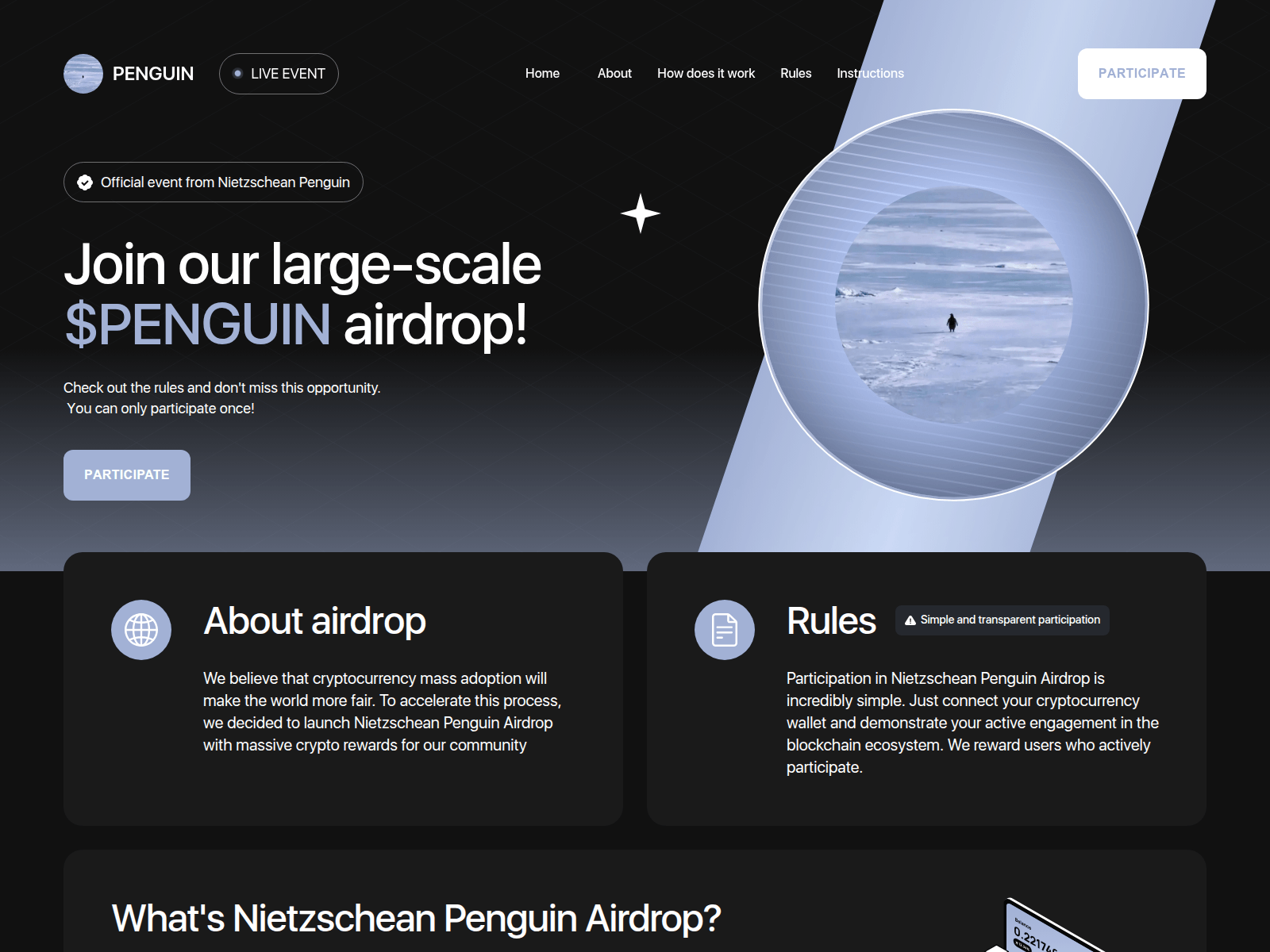 Screenshot of penguinofficial.top