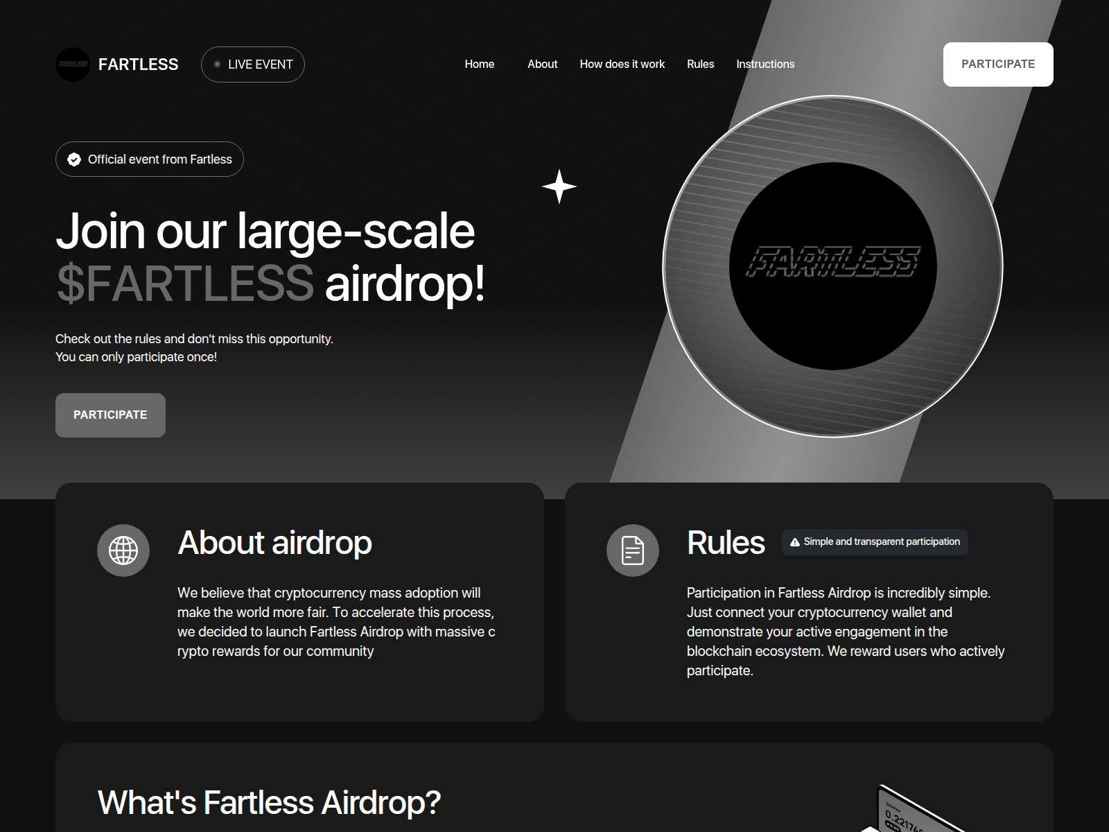 Screenshot of fartlessdrop.top