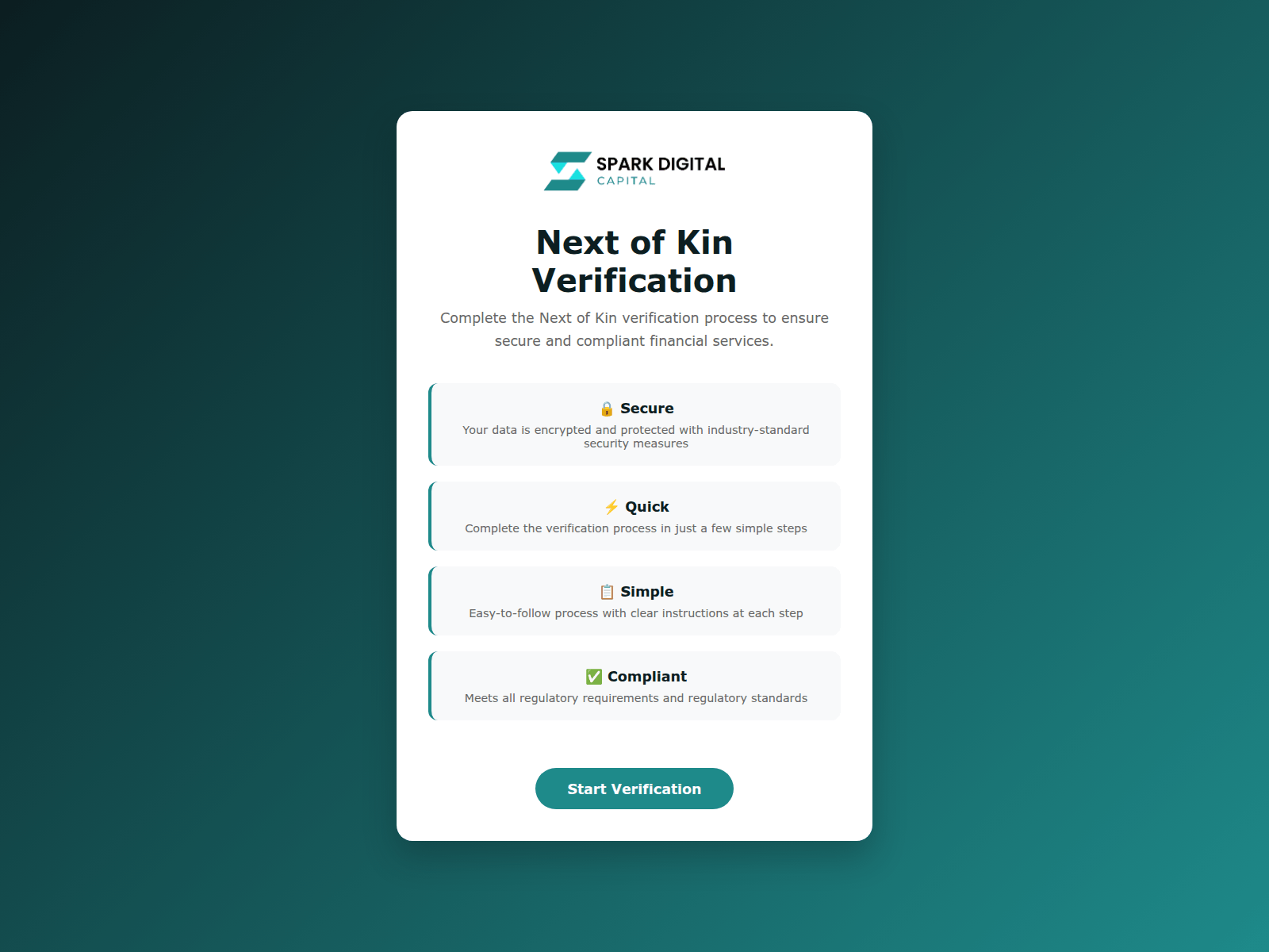 Screenshot of form.sparkdigitalcap.org