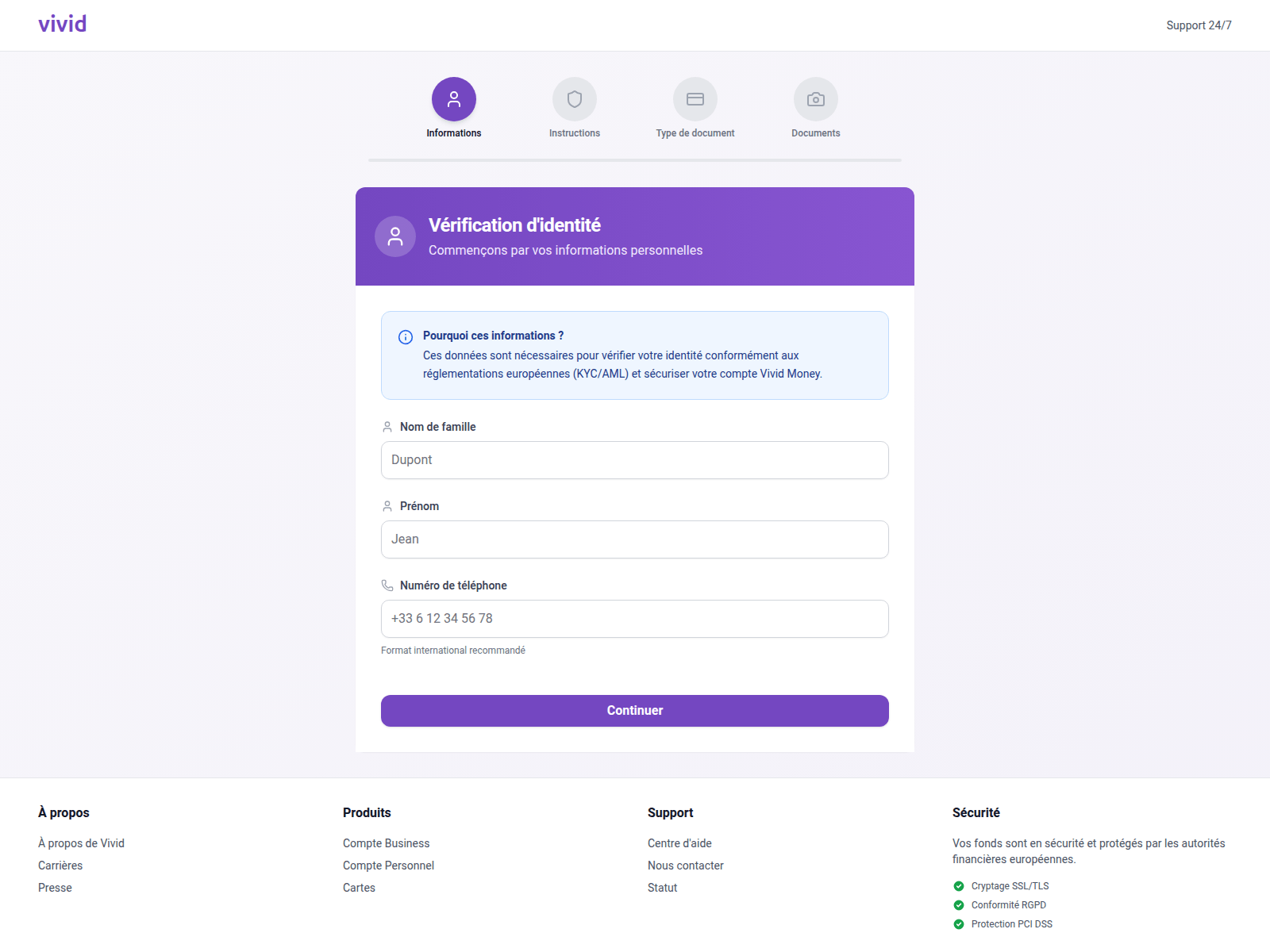 Screenshot of kyc.client-9f3a8c7tz85e9y.com