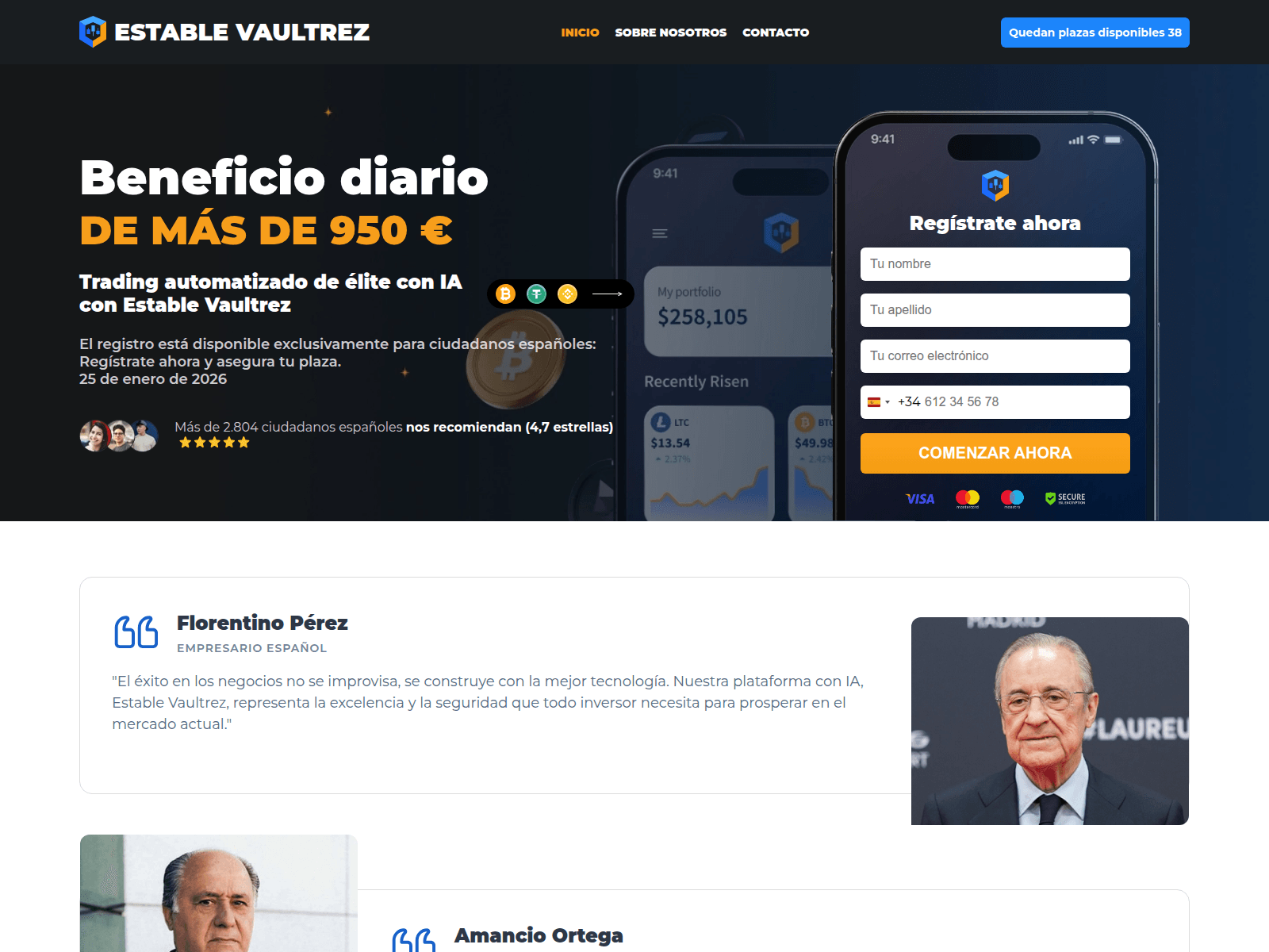 Screenshot of establevaultrez-ai.net