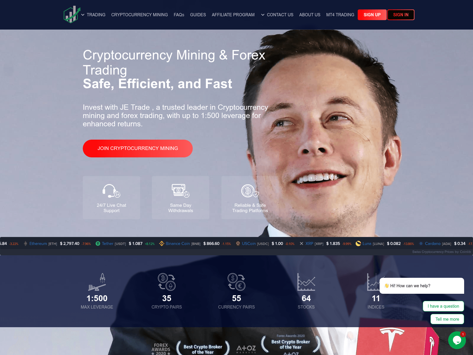 Screenshot of je-t.online