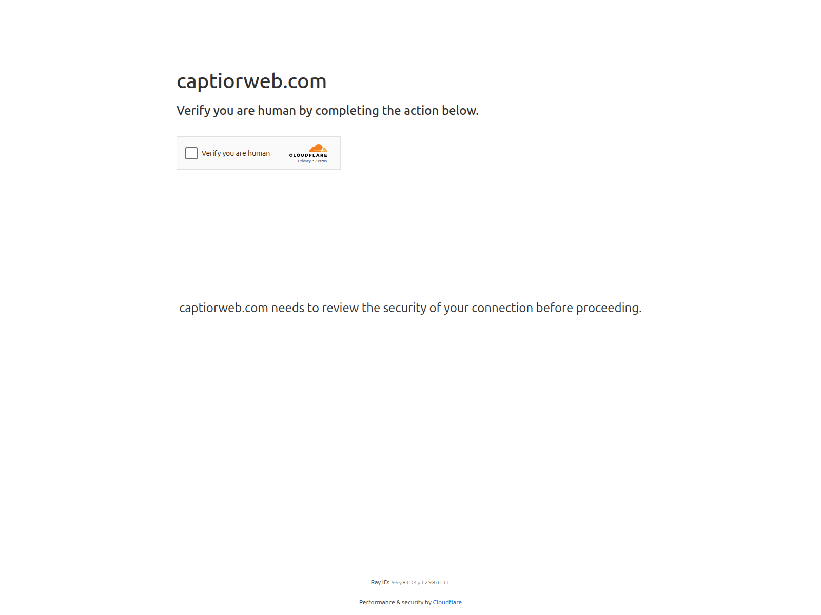 Screenshot of captiorweb.com