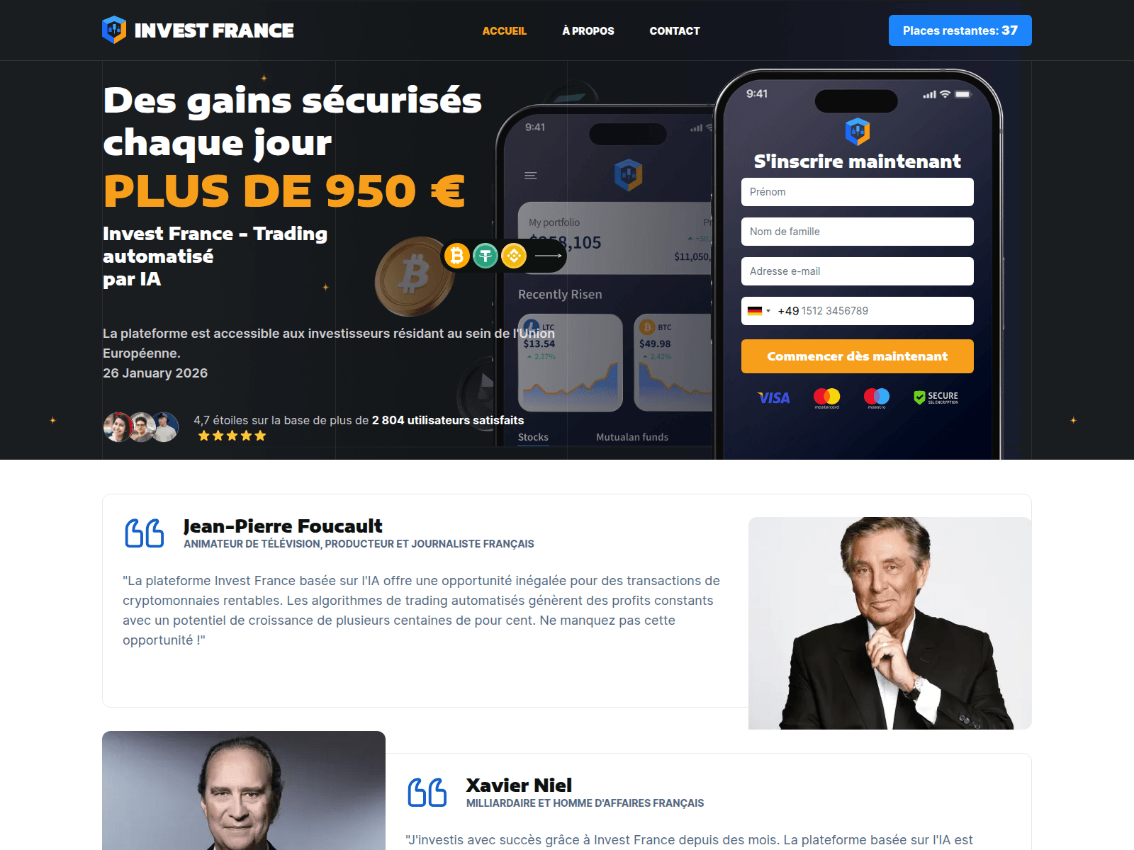 Screenshot of investfranceai.net