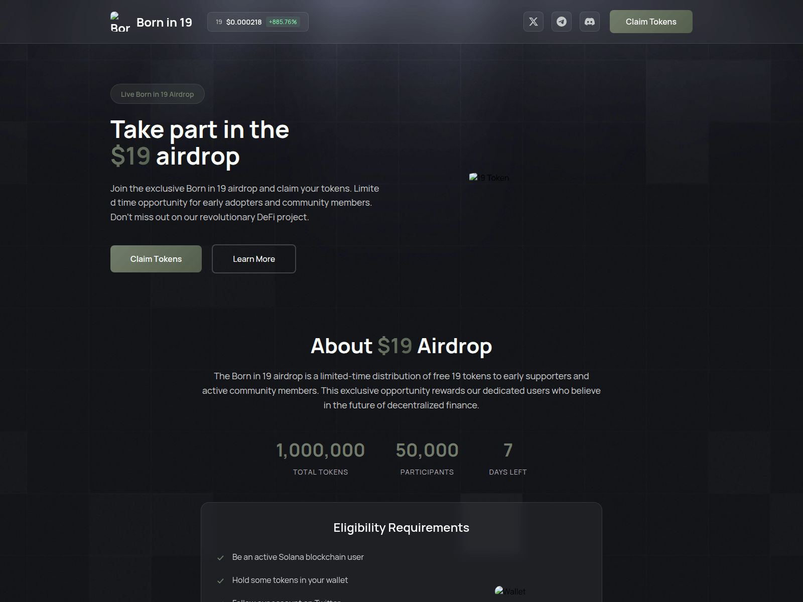 Screenshot of event-bornin19.fun