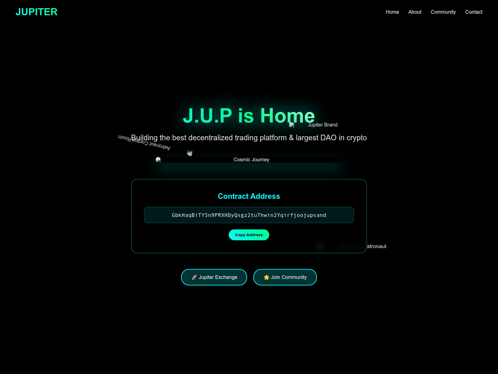 Screenshot of www.jupishome.space